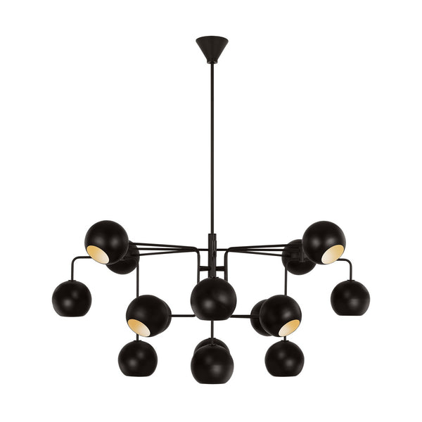 Visual Comfort Studio - LXC10016AI - 16 Light Chandelier - Chaumont - Aged Iron from Lighting & Bulbs Unlimited in Charlotte, NC