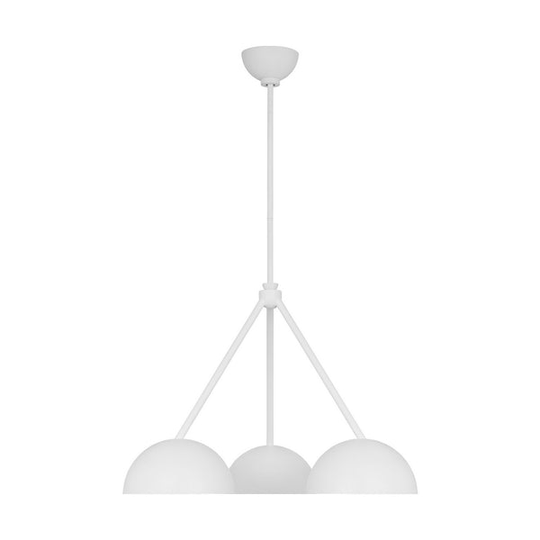 Visual Comfort Studio - LXC1043CPST - Three Light Chandelier - Beaunay - Cast Plaster from Lighting & Bulbs Unlimited in Charlotte, NC
