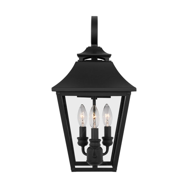 Visual Comfort Studio - OL14403TXB - Three Light Outdoor Wall Sconce - Galena - Textured Black from Lighting & Bulbs Unlimited in Charlotte, NC
