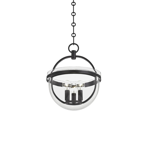 Hudson Valley - 3315-AI - Three Light Lantern - Malloy - Aged Iron from Lighting & Bulbs Unlimited in Charlotte, NC