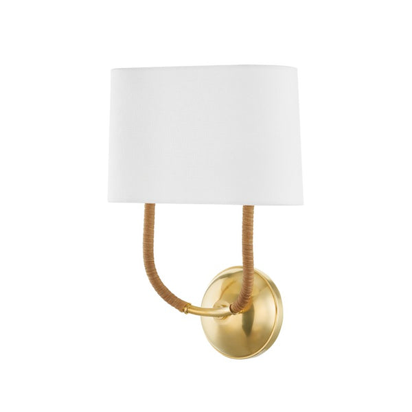 Hudson Valley - 3502-AGB - Two Light Wall Sconce - Webson - Aged Brass from Lighting & Bulbs Unlimited in Charlotte, NC