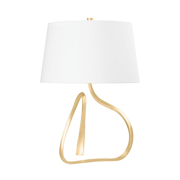 Hudson Valley - L2018-VGL - One Light Table Lamp - Tharold - Vintage Gold Leaf from Lighting & Bulbs Unlimited in Charlotte, NC