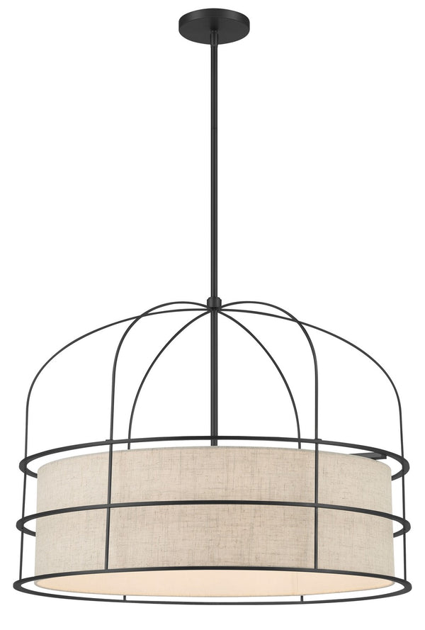 Minka-Lavery - 2156-66A - Six Light Pendant - Gateway Park - Coal from Lighting & Bulbs Unlimited in Charlotte, NC