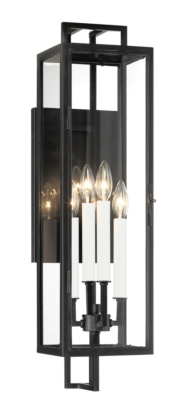Minka-Lavery - 73331-66A - Four Light Outdoor Wall Mount - Knoll Road - Coal from Lighting & Bulbs Unlimited in Charlotte, NC