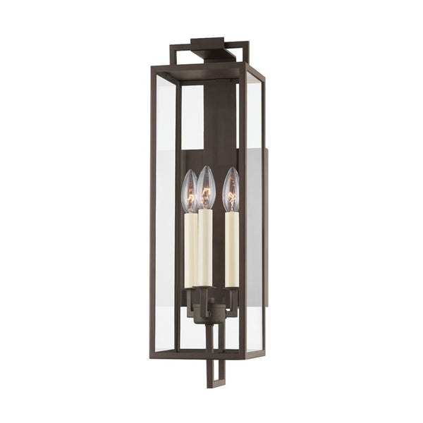 Troy Lighting - B6382-TBZ - Three Light Exterior Wall Sconce - Beckham - Textured Bronze from Lighting & Bulbs Unlimited in Charlotte, NC
