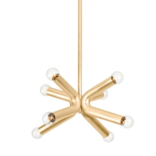 Troy Lighting - F6134-VGL - Eight Light Chandelier - Dash - Vintage Gold Leaf from Lighting & Bulbs Unlimited in Charlotte, NC