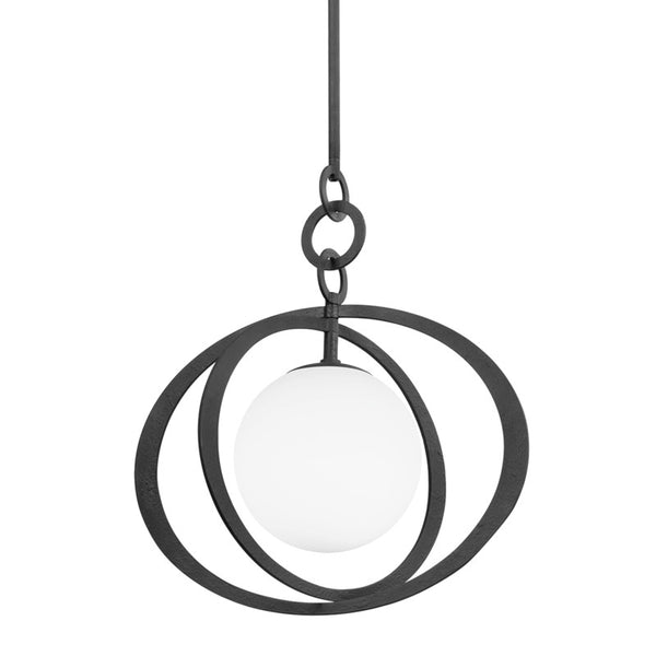 Troy Lighting - F7922-BI - One Light Pendant - Olancha - Black Iron from Lighting & Bulbs Unlimited in Charlotte, NC