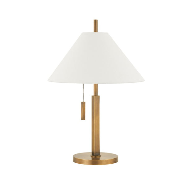 Troy Lighting - PTL5722-PBR - One Light Table Lamp - Clic - Patina Brass from Lighting & Bulbs Unlimited in Charlotte, NC