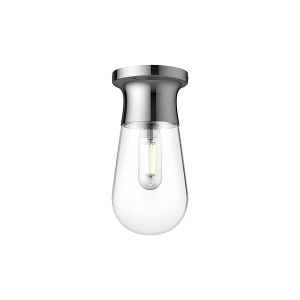Alora - SF464001CH - One Light Semi-Flush Mount - Marcel - Aged Gold|Chrome|Matte Black from Lighting & Bulbs Unlimited in Charlotte, NC