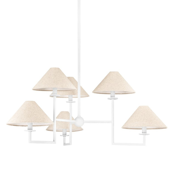 Mitzi - H760806-TWH - Six Light Chandelier - Gladwyne - Textured White from Lighting & Bulbs Unlimited in Charlotte, NC