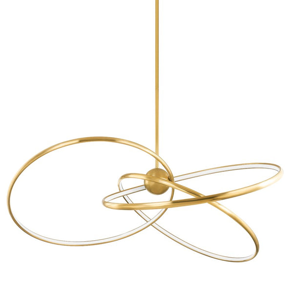 Corbett Lighting - 341-60-VB - LED Chandelier - Alula - Vintage Brass from Lighting & Bulbs Unlimited in Charlotte, NC