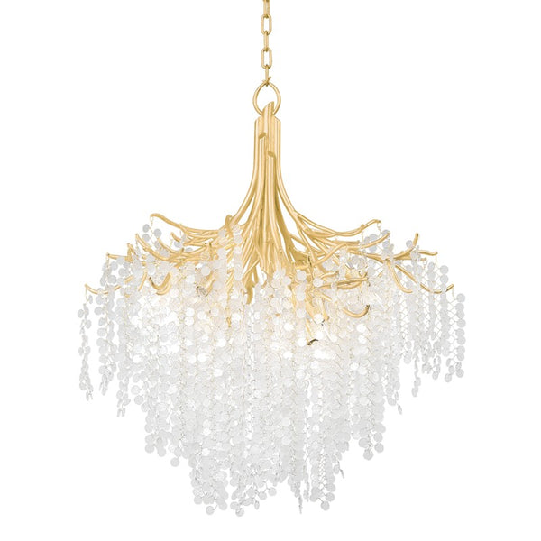 Corbett Lighting - 350-32-GL - Nine Light Chandelier - Genoa - Gold Leaf from Lighting & Bulbs Unlimited in Charlotte, NC