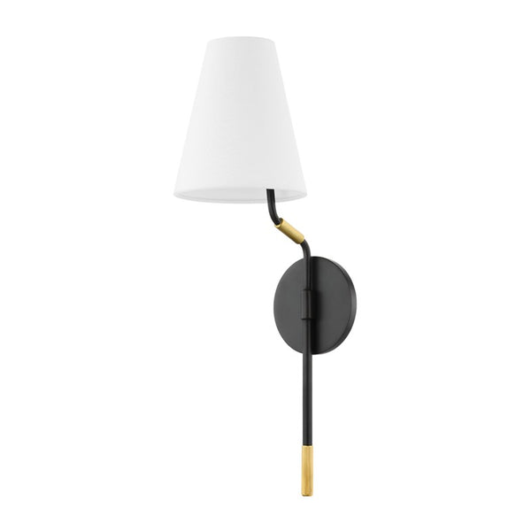 Hudson Valley - 6621-AGB/DB - One Light Wall Sconce - Stanwyck - Aged Brass/Distressed Bronze from Lighting & Bulbs Unlimited in Charlotte, NC