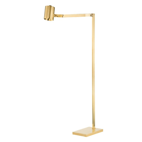 Hudson Valley - MDSL1702-AGB - One Light Floor Lamp - Highgrove - Aged Brass from Lighting & Bulbs Unlimited in Charlotte, NC
