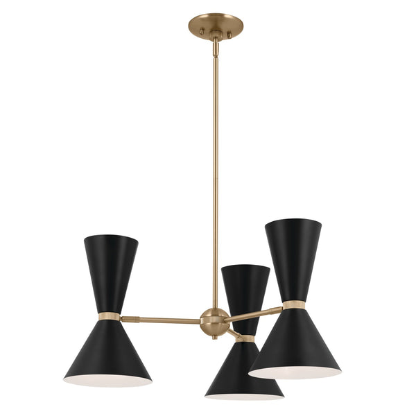 Kichler - 52565CPZBK - Six Light Chandelier - Phix - Champagne Bronze from Lighting & Bulbs Unlimited in Charlotte, NC