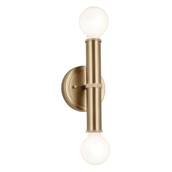 Kichler - 55159CPZ - Two Light Wall Sconce - Torche - Champagne Bronze from Lighting & Bulbs Unlimited in Charlotte, NC