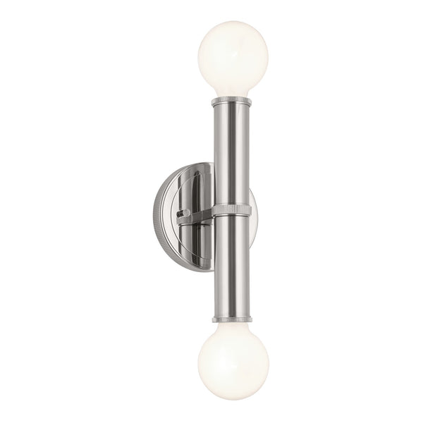 Kichler - 55159PN - Two Light Wall Sconce - Torche - Polished Nickel from Lighting & Bulbs Unlimited in Charlotte, NC