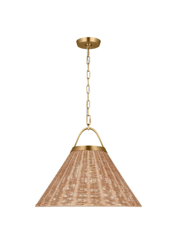 Visual Comfort Studio - CP1441BBS - One Light Pendant - Whitby - Burnished Brass from Lighting & Bulbs Unlimited in Charlotte, NC
