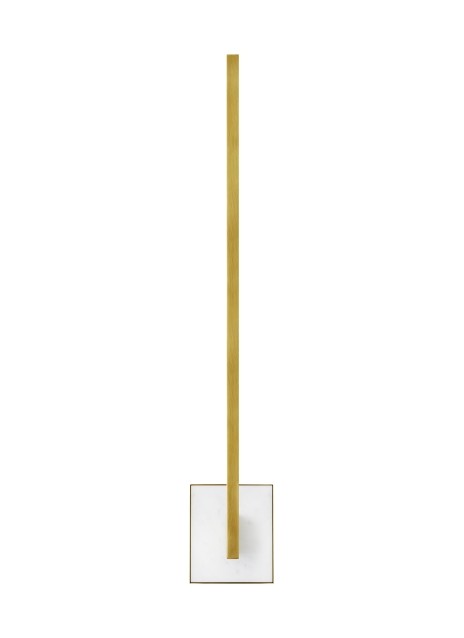 Visual Comfort Modern - 700WSKLE30NBNB-LED930 - LED Wall Sconce - Natural Brass from Lighting & Bulbs Unlimited in Charlotte, NC