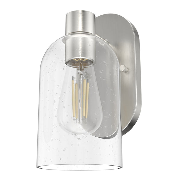 Hunter - 19775 - One Light Wall Sconce - Lochmeade - Brushed Nickel from Lighting & Bulbs Unlimited in Charlotte, NC