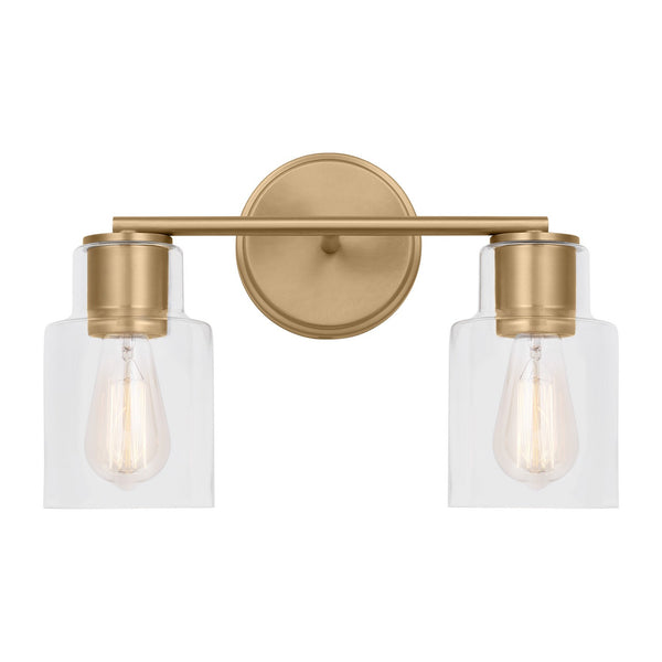Visual Comfort Studio - DJV1002SB - Two Light Bath - Sayward - Satin Brass from Lighting & Bulbs Unlimited in Charlotte, NC