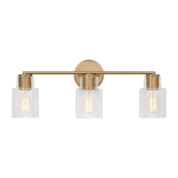 Visual Comfort Studio - DJV1003SB - Three Light Bath - Sayward - Satin Brass from Lighting & Bulbs Unlimited in Charlotte, NC