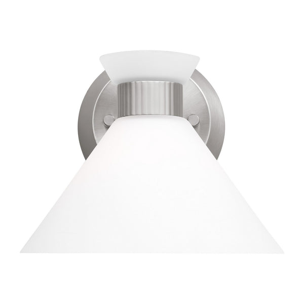 Visual Comfort Studio - DJV1011BS - One Light Wall Sconce - Belcarra - Brushed Steel from Lighting & Bulbs Unlimited in Charlotte, NC