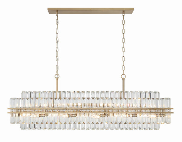 Crystorama - HAY-1417-AG - 16 Light Chandelier - Hayes - Aged Brass from Lighting & Bulbs Unlimited in Charlotte, NC