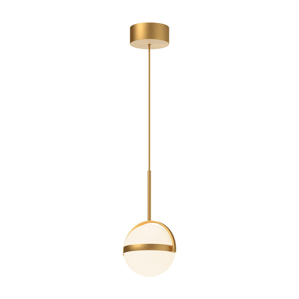 Alora - PD301001BG - LED Pendant - Globo - Brushed Gold|Matte Black from Lighting & Bulbs Unlimited in Charlotte, NC