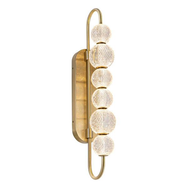 Alora - WV321628NB - LED Vanity - Marni - Natural Brass from Lighting & Bulbs Unlimited in Charlotte, NC