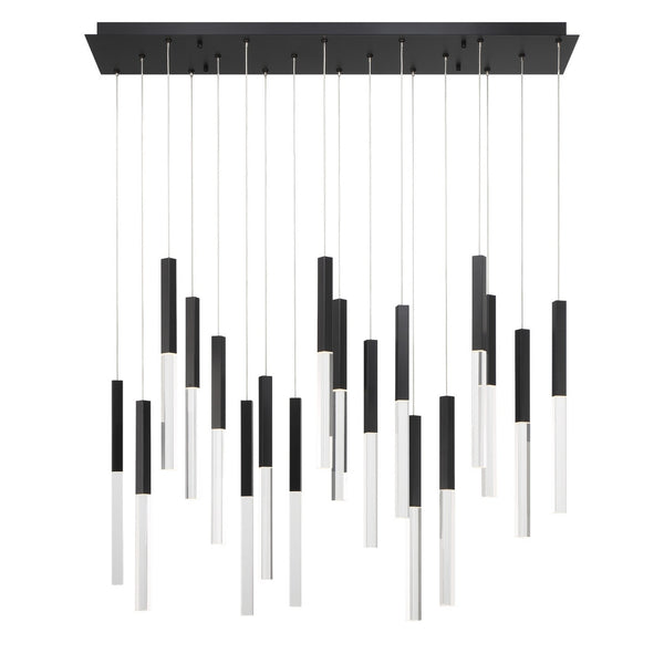 Eurofase - 46771-018 - LED Chandelier - Benicio - Black from Lighting & Bulbs Unlimited in Charlotte, NC