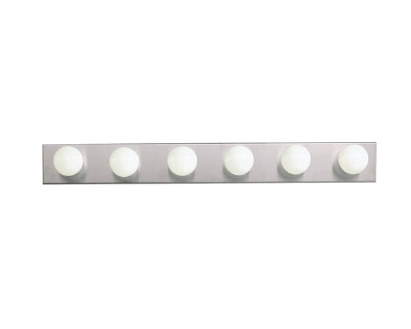 Kichler - 626NI - Six Light Linear Bath - No Family - Brushed Nickel from Lighting & Bulbs Unlimited in Charlotte, NC