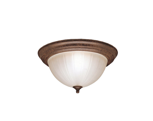 Kichler - 8654TZ - Two Light Flush Mount - No Family - Tannery Bronze from Lighting & Bulbs Unlimited in Charlotte, NC