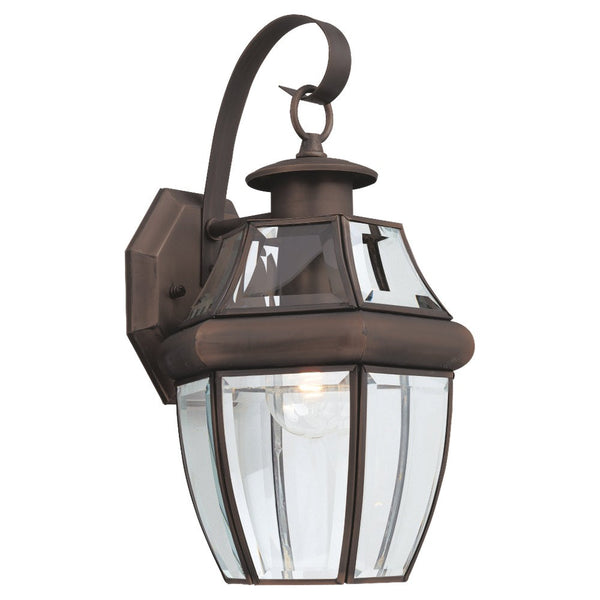 Generation Lighting - 8067-71 - One Light Outdoor Wall Lantern - Lancaster - Antique Bronze from Lighting & Bulbs Unlimited in Charlotte, NC
