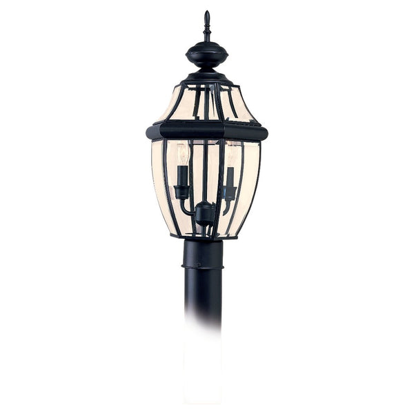 Generation Lighting - 8229-12 - Two Light Outdoor Post Lantern - Lancaster - Black from Lighting & Bulbs Unlimited in Charlotte, NC