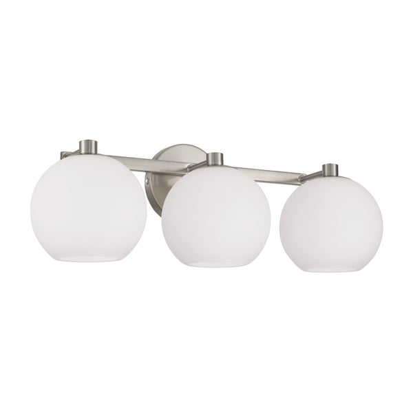 Capital Lighting - 152131BN-548 - Three Light Vanity - Ansley - Brushed Nickel from Lighting & Bulbs Unlimited in Charlotte, NC