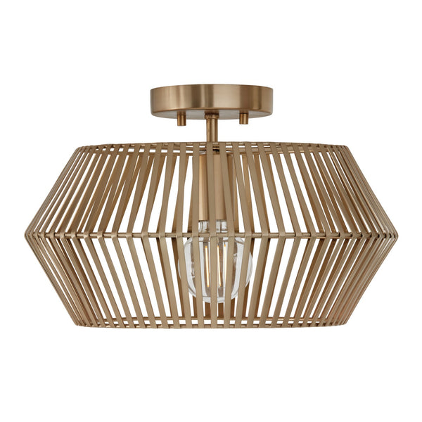 Capital Lighting - 230311MA - One Light Semi-Flush Mount - Kaiya - Matte Brass from Lighting & Bulbs Unlimited in Charlotte, NC
