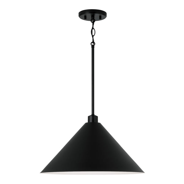 Capital Lighting - 351311MB - One Light Pendant - Alden - Matte Black from Lighting & Bulbs Unlimited in Charlotte, NC