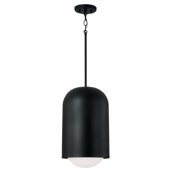 Capital Lighting - 351612BI - One Light Pendant - Dolby - Black Iron from Lighting & Bulbs Unlimited in Charlotte, NC
