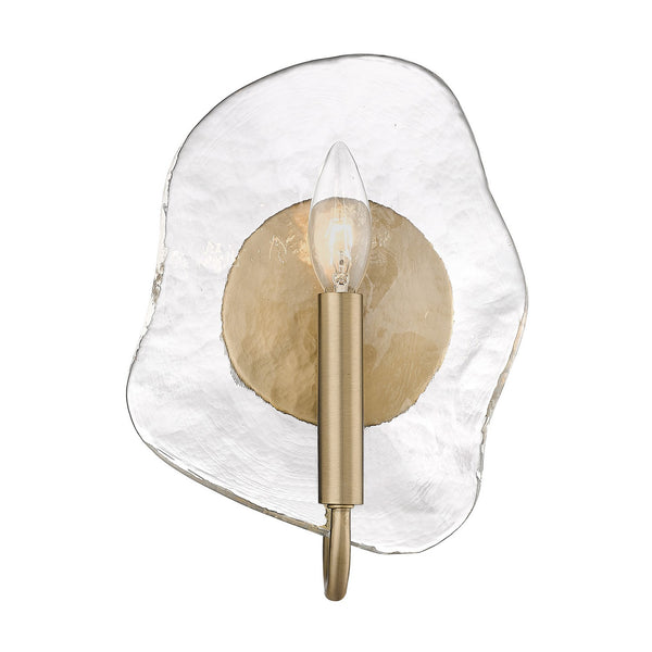 Golden - 1140-1W MBS-HWG - One Light Wall Sconce - Samara MBS - Modern Brass from Lighting & Bulbs Unlimited in Charlotte, NC