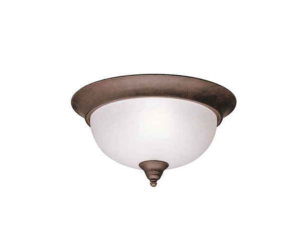 Kichler - 8064TZ - Two Light Flush Mount - Dover - Tannery Bronze from Lighting & Bulbs Unlimited in Charlotte, NC