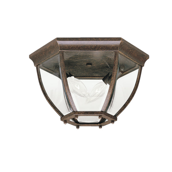 Kichler - 9886TZ - Two Light Outdoor Ceiling Mount - No Family - Tannery Bronze from Lighting & Bulbs Unlimited in Charlotte, NC