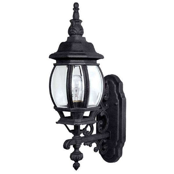 Capital Lighting - 9867BK - One Light Outdoor Wall Lantern - French Country - Black from Lighting & Bulbs Unlimited in Charlotte, NC