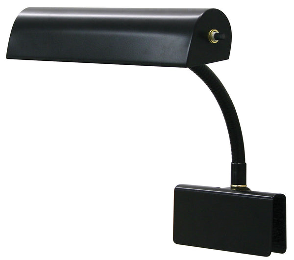 One Light Piano Lamp from the Grand Piano Collection in Black Finish by House of Troy