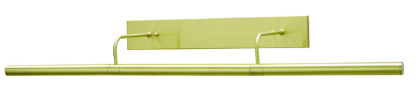 Six Light Picture Light from the Slim-line Collection in Satin Brass Finish by House of Troy