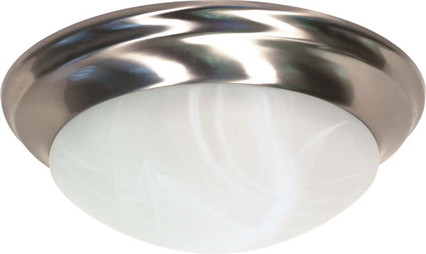 Nuvo Lighting - 60-284 - Two Light Flush Mount - Twist and Lock Brushed Nickel - Brushed Nickel from Lighting & Bulbs Unlimited in Charlotte, NC