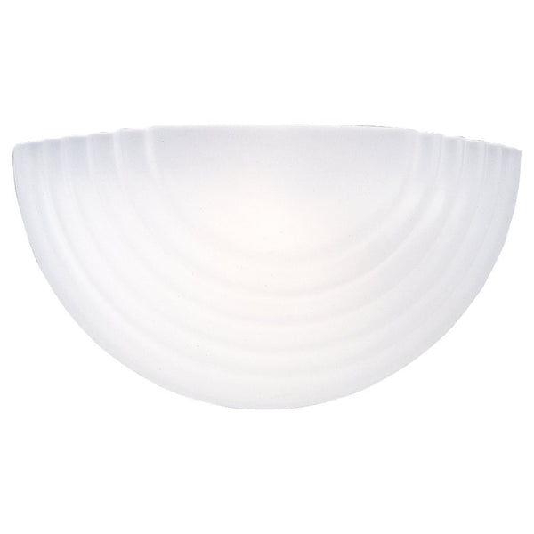 Generation Lighting - 4123-15 - One Light Wall / Bath Sconce - Stepped Glass - White from Lighting & Bulbs Unlimited in Charlotte, NC