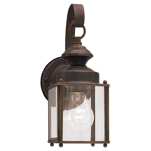 Generation Lighting - 8456-71 - One Light Outdoor Wall Lantern - Jamestowne - Antique Bronze from Lighting & Bulbs Unlimited in Charlotte, NC
