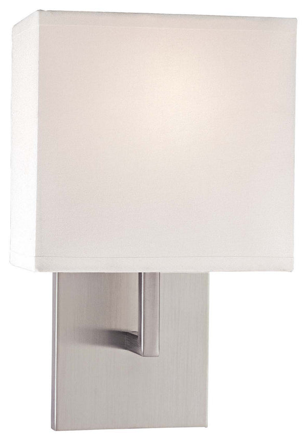 George Kovacs - P470-084 - One Light Wall Sconce - George Kovacs - Brushed Nickel from Lighting & Bulbs Unlimited in Charlotte, NC