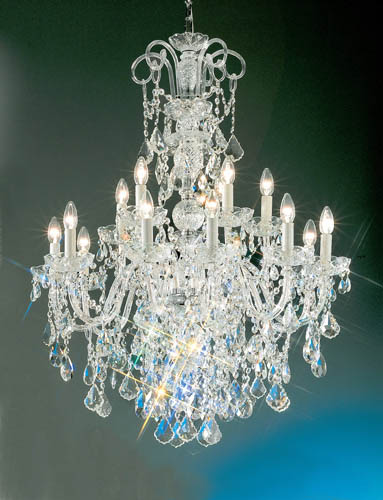 Classic Lighting - 8262 CH C - 15 Light Chandelier - Bohemia - Chrome from Lighting & Bulbs Unlimited in Charlotte, NC